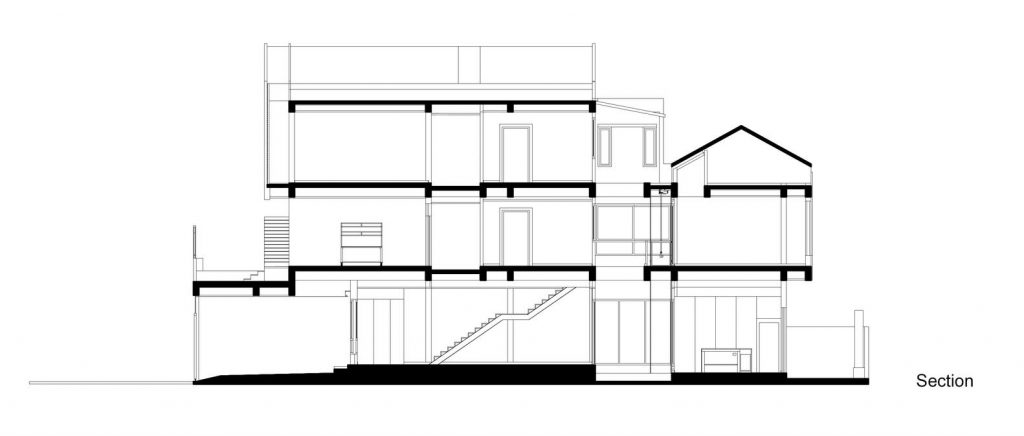 25 1024x436 - Thi công thiết kế nhà phố 3 tầng tiện nghi, hiện đại tại Đà Nẵng