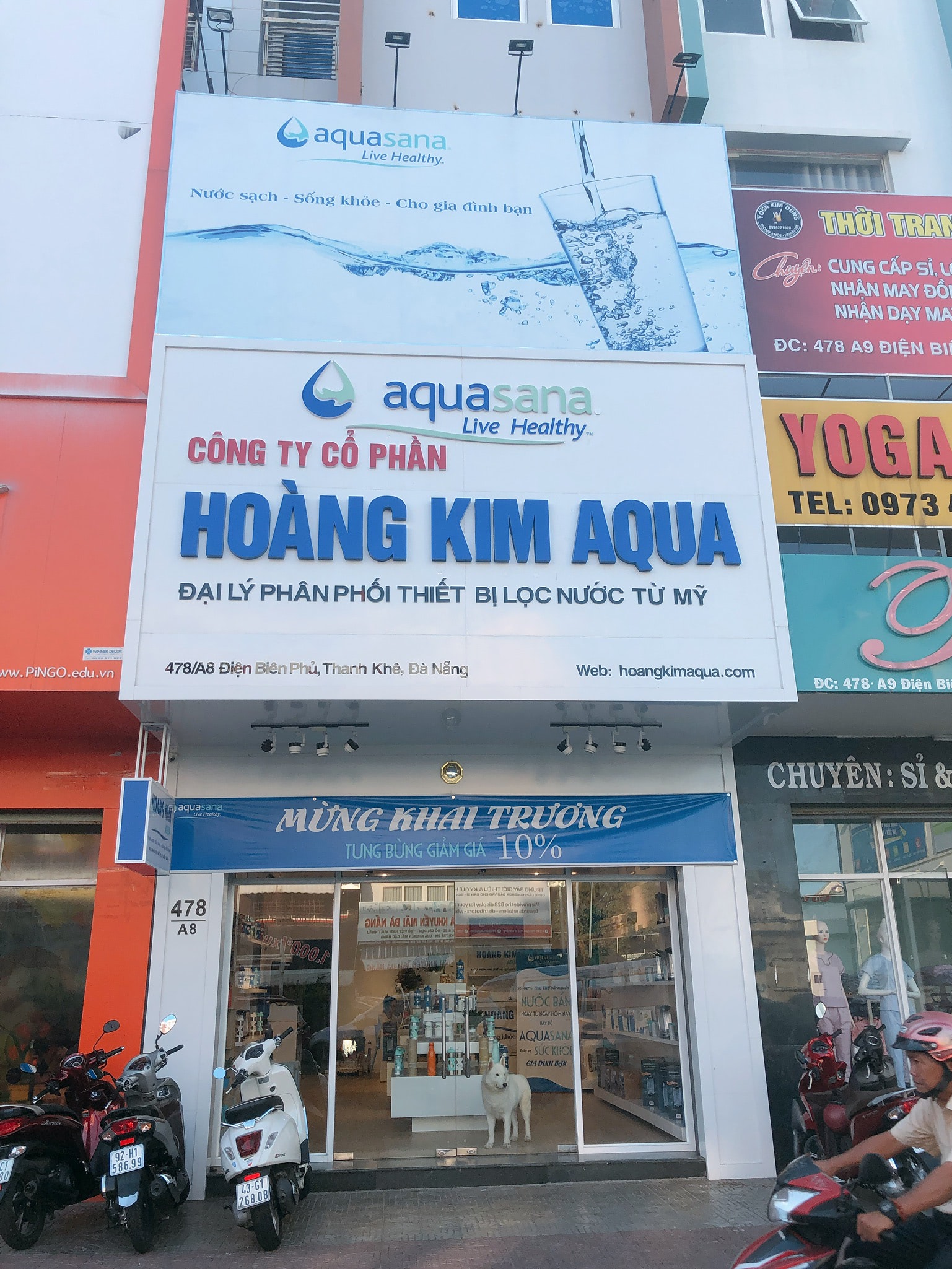 Thiết kế thi công hoàn thiện showroom shophouse Aquasana Đà Nẵng