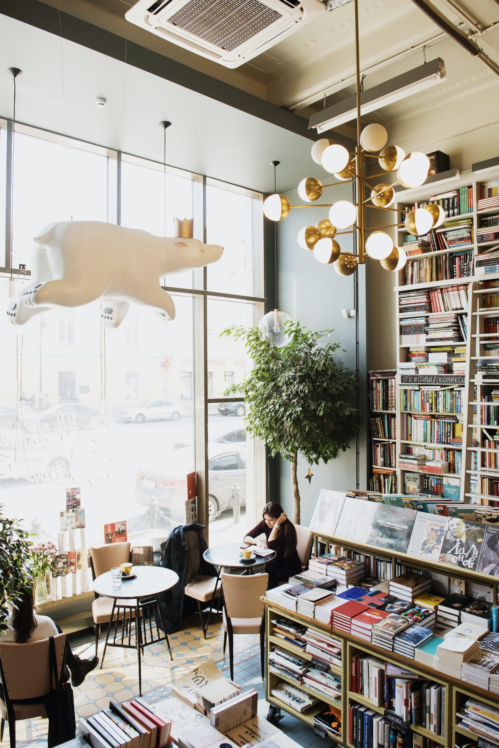 Thiết kế quán cà phê sách