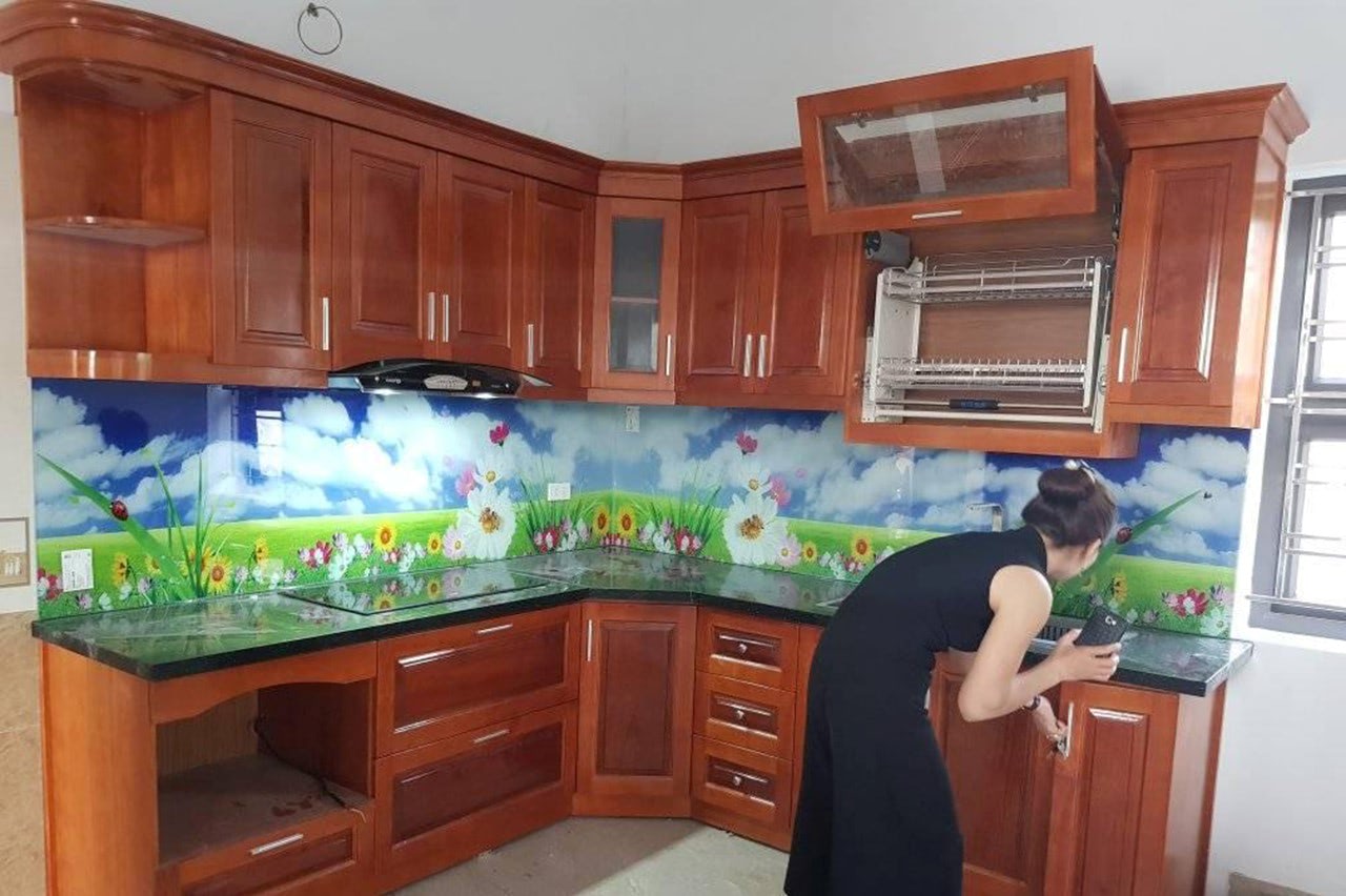 tranh op kinh 3d bep da nang - Tranh kính ốp bếp 3D Đà Nẵng