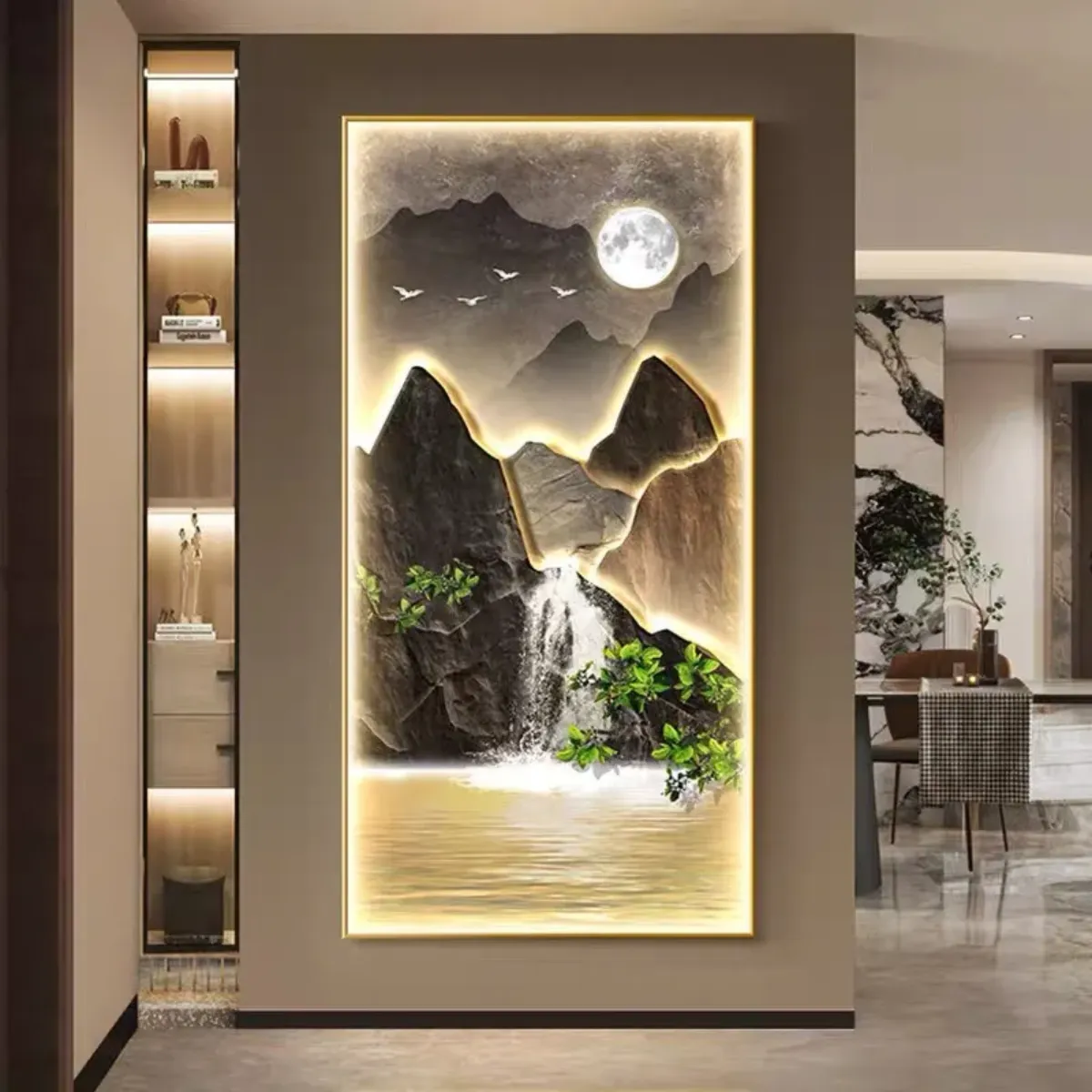 Tranh tráng gương 3D LED Sài Gòn