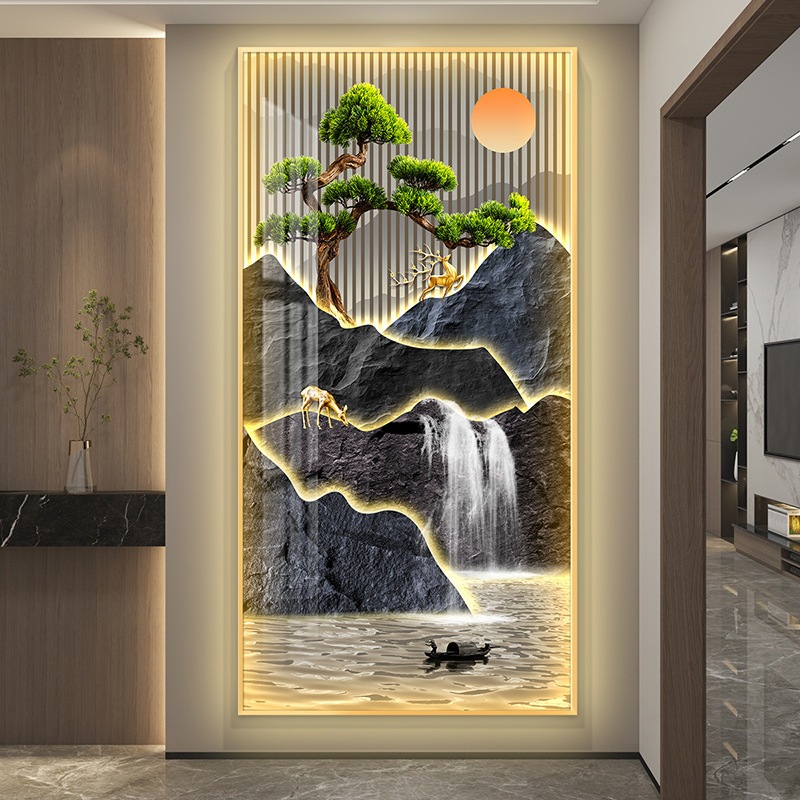 tranh LED 3D đính đá ở Hài Phòng