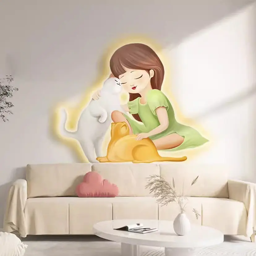 tranh LED 3D đính đá ở Hài Phòng