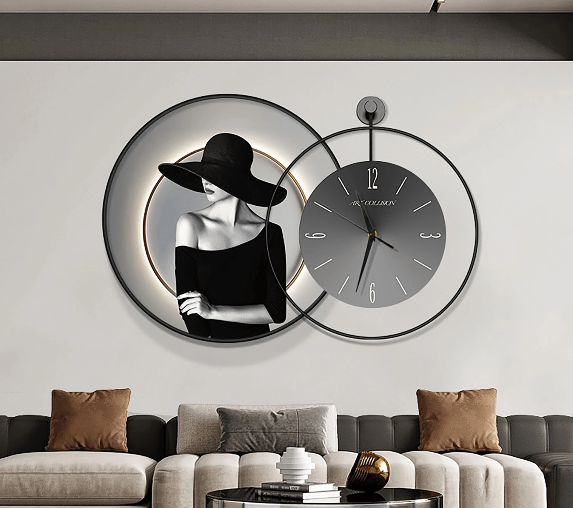Tranh LED 3D đồng hồ ở Bình Dương 1 tranh LED 3D đồng hồ ở Bình Dương