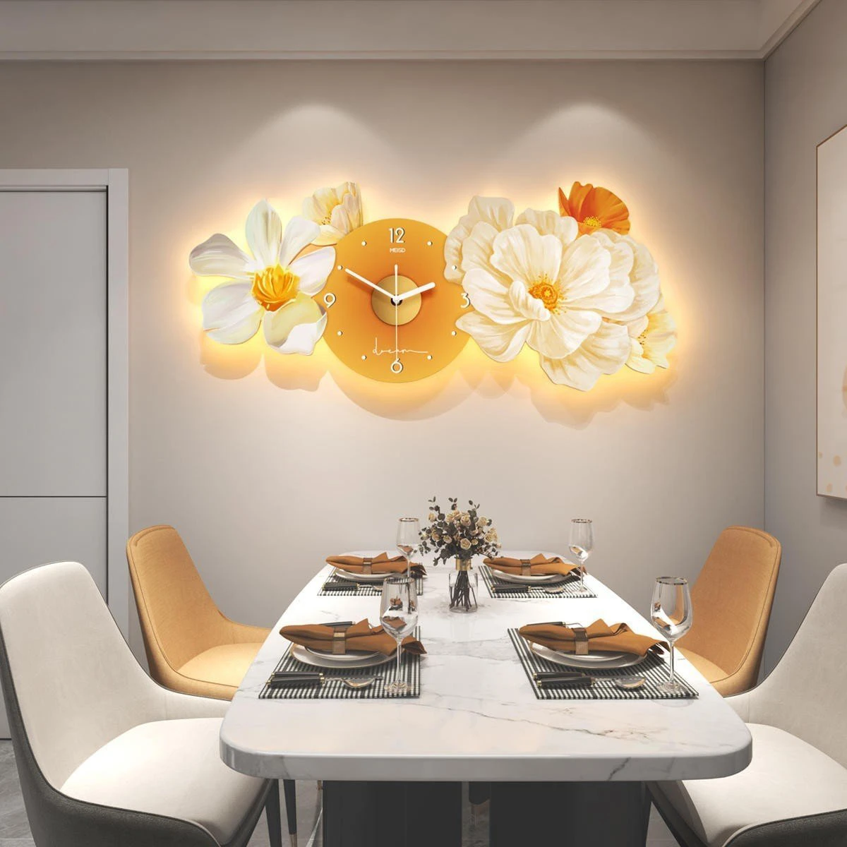 Tranh LED 3D đồng hồ ở Bình Dương 5 tranh LED 3D đồng hồ ở Bình Dương
