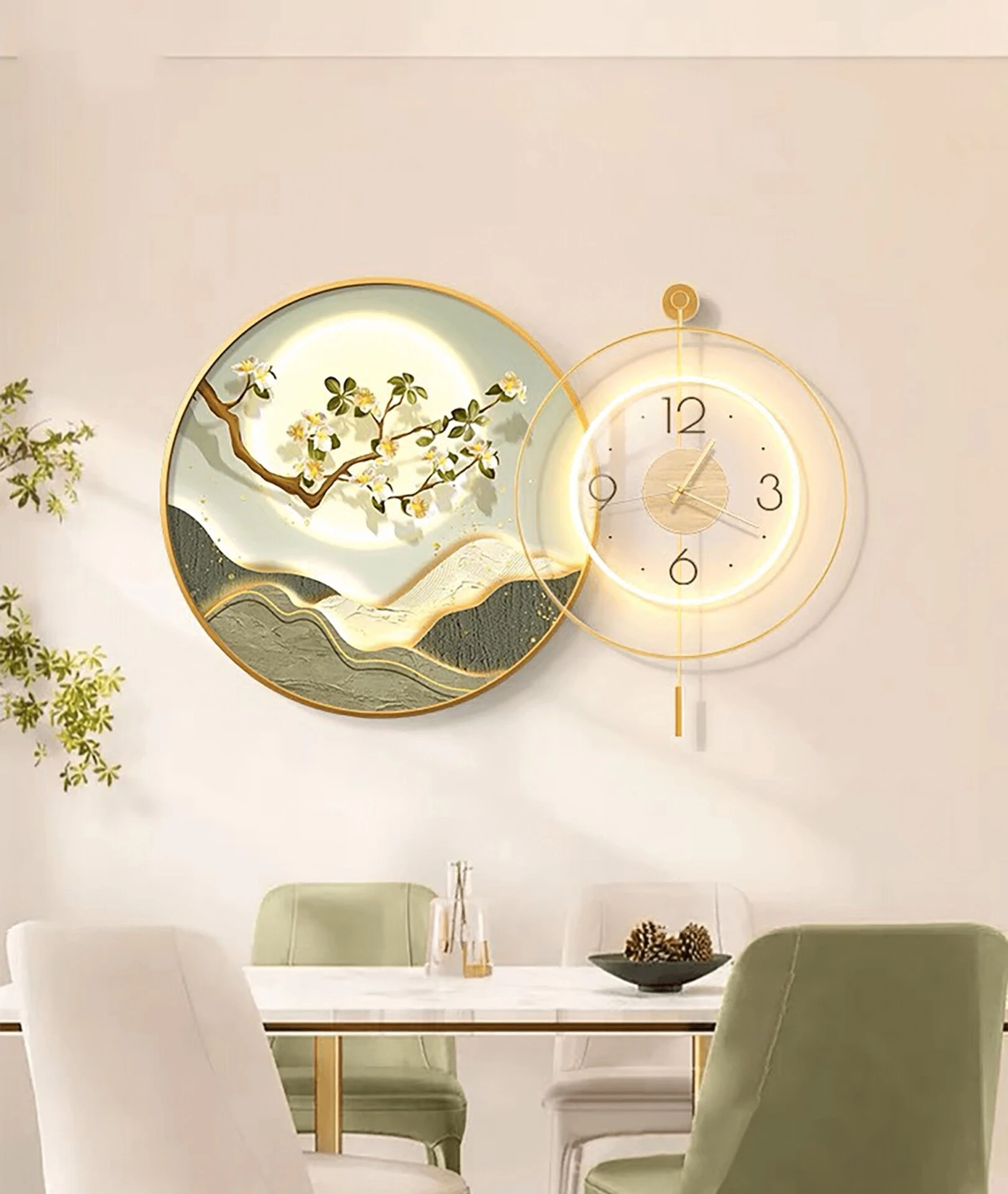 tranh led 3d đồng hồ ở đồng nai