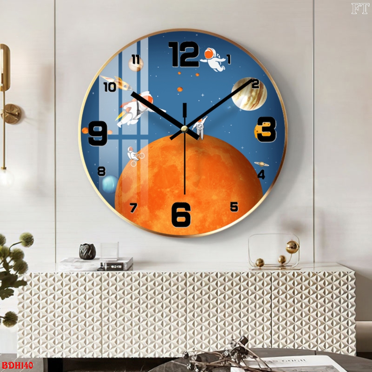 BDH140 - Đồng Hồ Tranh Tráng Gương Quảng Ngãi