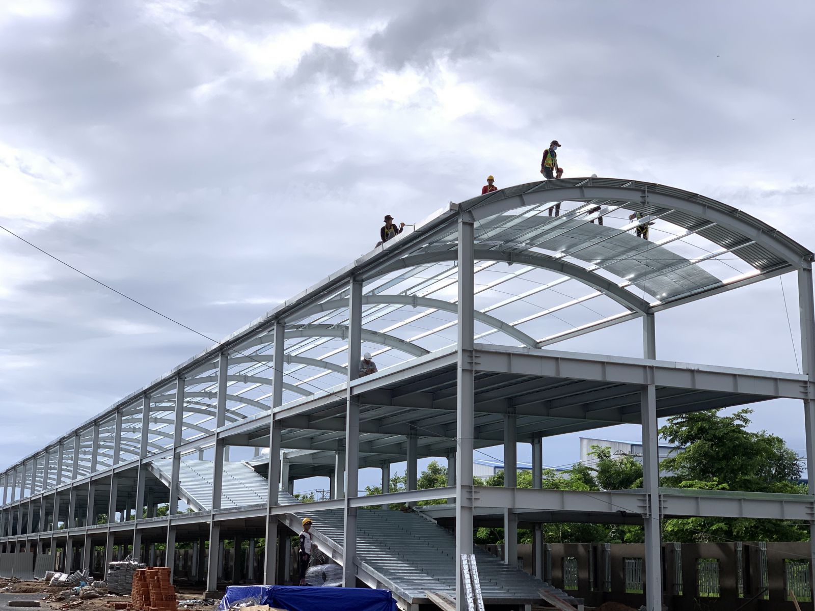 Thi công xưởng kho chứa tiền chế ở Quy Nhơn