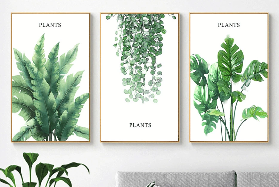 Mẫu tranh canvas cho khách sạn ở Bình Dương thu hút nhất 2024! 1 Tranh canvas cho khách sạn chủ đề cây cối tại Bình Dương