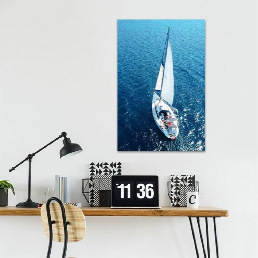 Tranh canvas tràn viền Sài Gòn phong cảnh