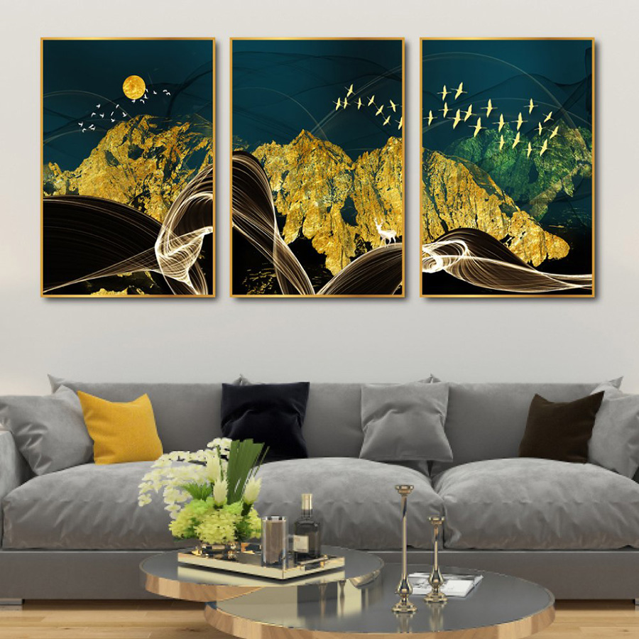 Tranh canvas tràn viền Sài Gòn giá tận xưởng