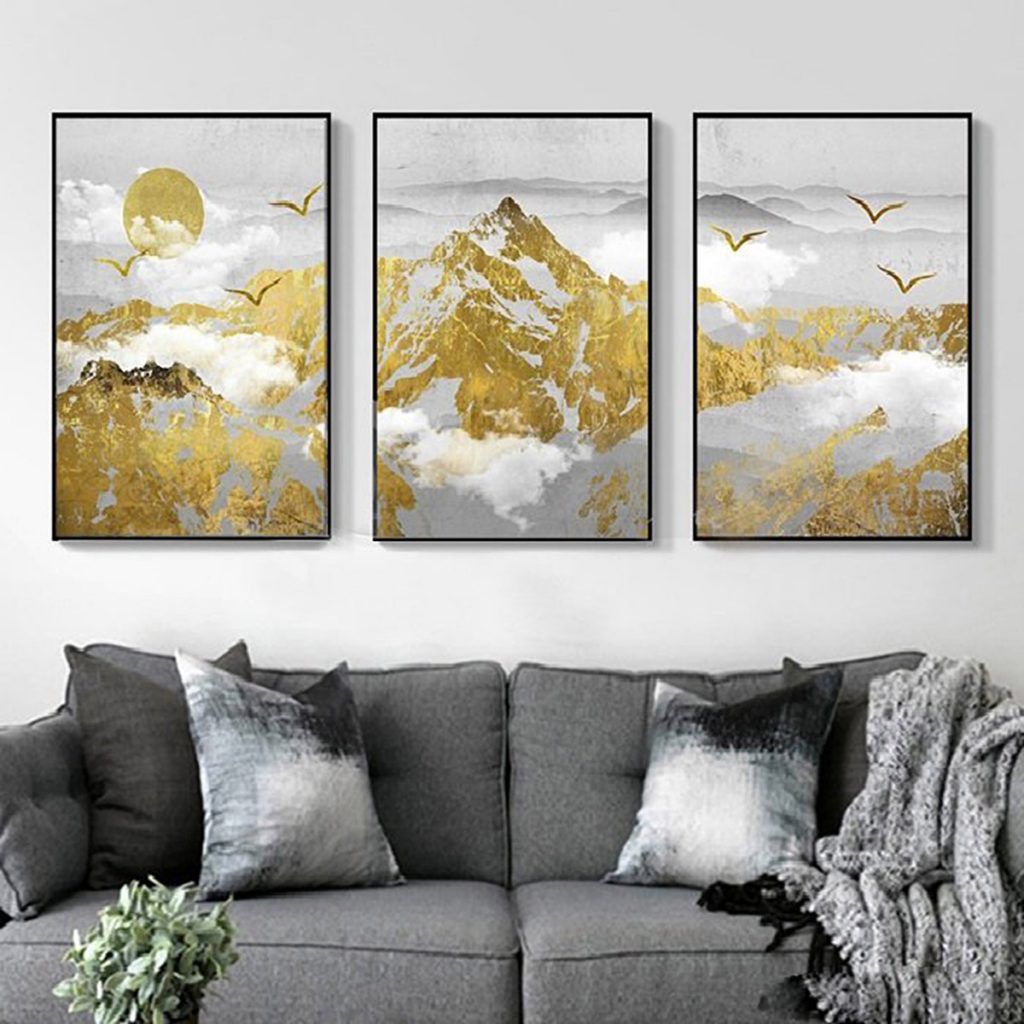 Tranh canvas tràn viền Sài Gòn giá tận xưởng