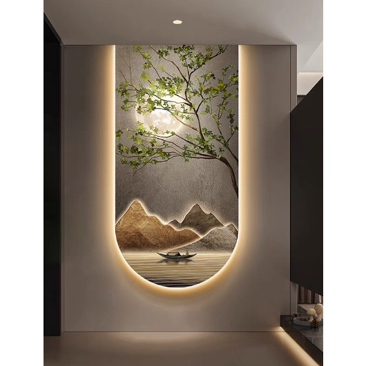 tranh den led 3d treo quan cafe08 - Tranh Đèn Led Treo Quán Cafe Long An