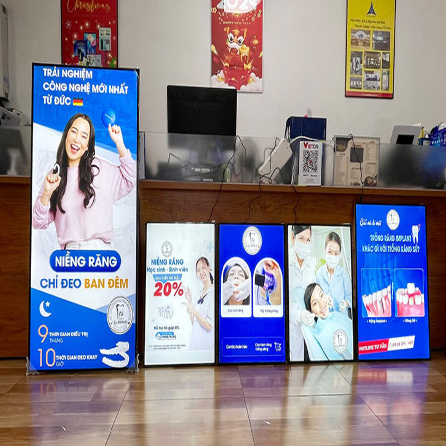 Tranh đèn LED nha khoa Sài Gòn