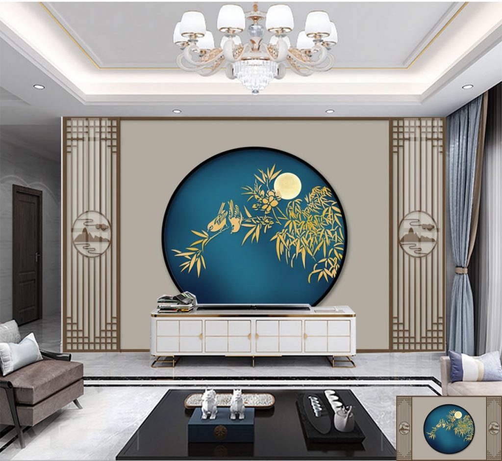 tranh tráng gương ốp tường Hà Tĩnh theo yêu cầu