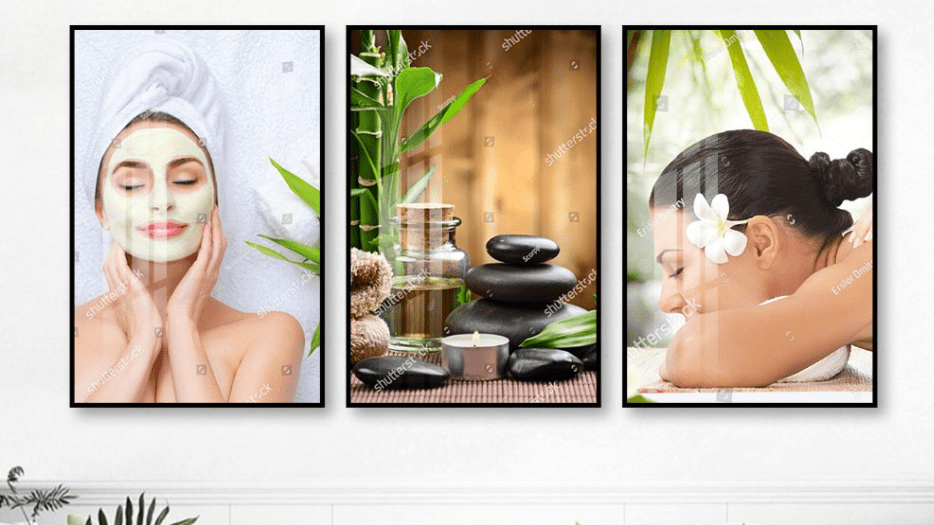 Tranh Cho Spa Mẫu Thư Giãn Matxa File In Ấn 1 File in ấn tranh cho spa mẫu thư giãn Matxa
