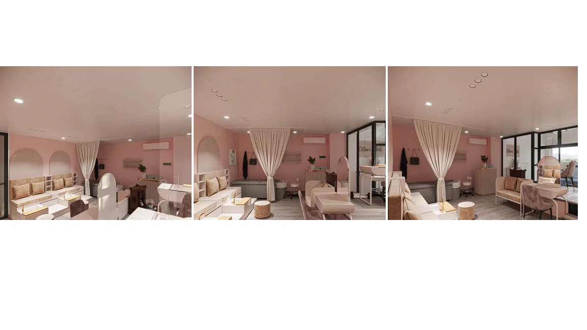 a1 10 - Thiết kế và thi công tiệm nail salong tóc Đà Nẵng.