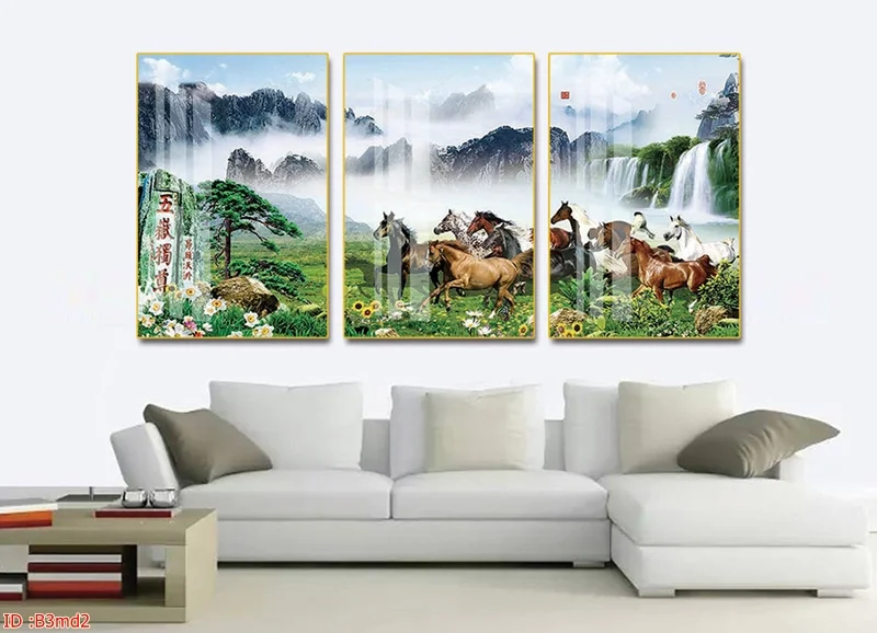 md2 5 - Tranh treo tường Phong thủy Mã đáo thành công
