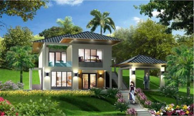 thiet ke biet thu nha vuon 1 - TỔNG HỢP những mẫu thiết kế biệt thự mini tuyệt đẹp, giá phải chăng
