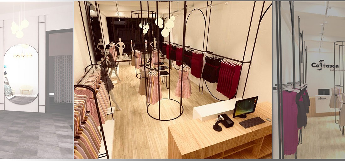 thiet ke shop cao cap tai da nang 1 - Thiết kế shop thời trang hết bao nhiêu tiền? Câu trả lời