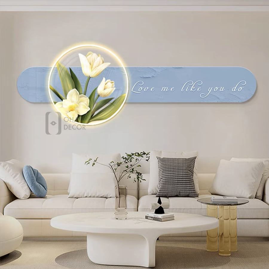 tranh trang guong led 3d hoa ohadecor 3 1 - Tranh Tráng Gương LED 3D Hoa