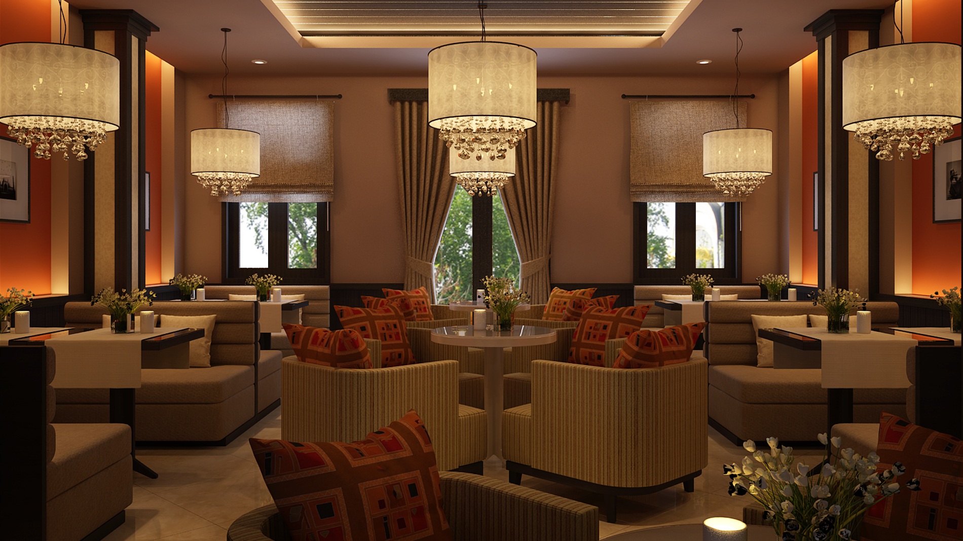 mẫu quán cafe sang trọng 300m2 chỉ 270 triệu ở Vũng Tàu