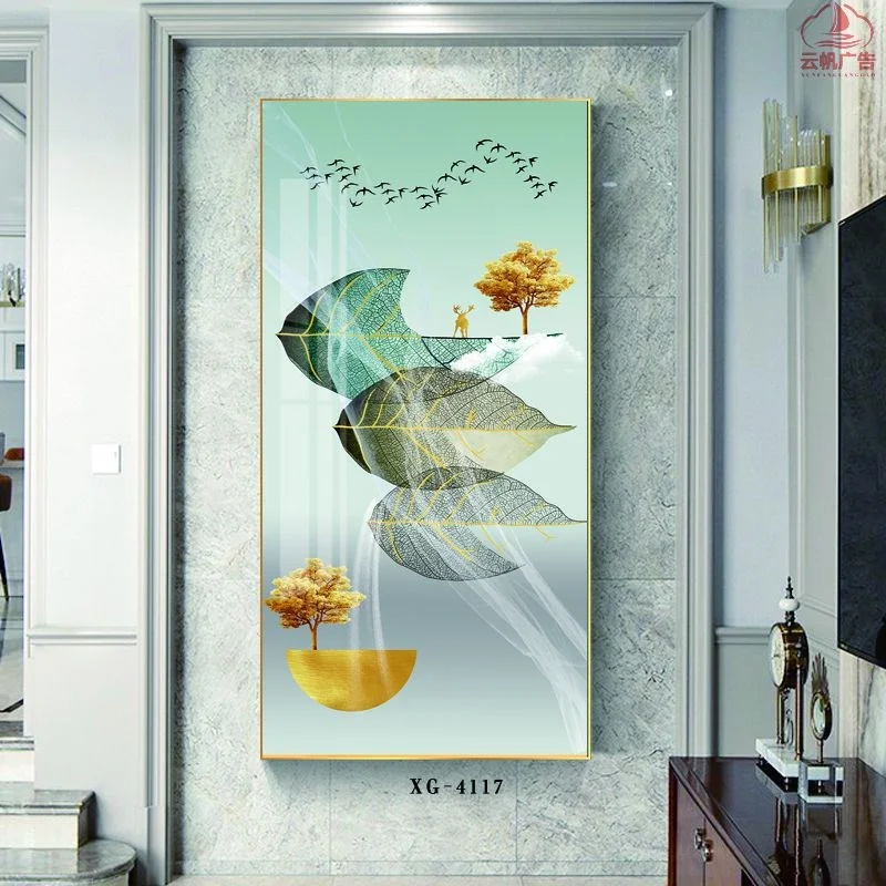 tranh tráng gương đối xứng đứng