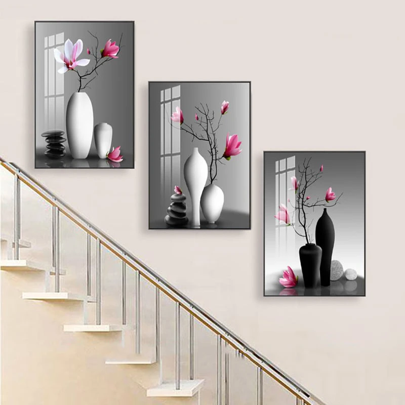 Tranh tráng gương hoa lan ở Bình Dương