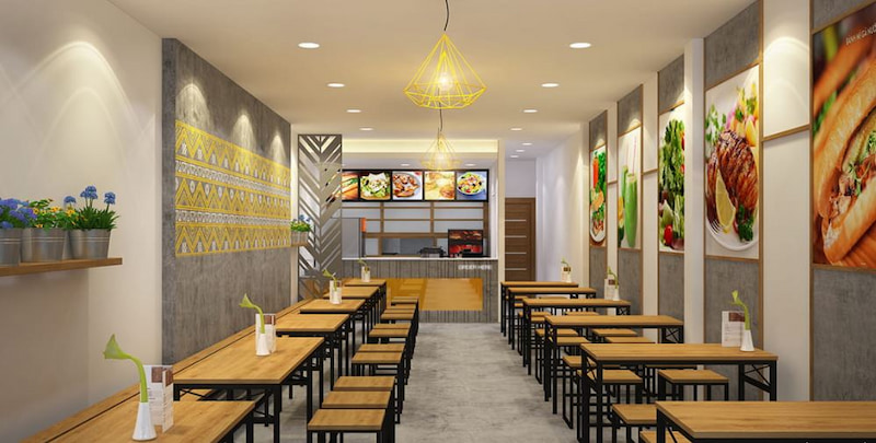quán ăn vặt ở Măng Đen