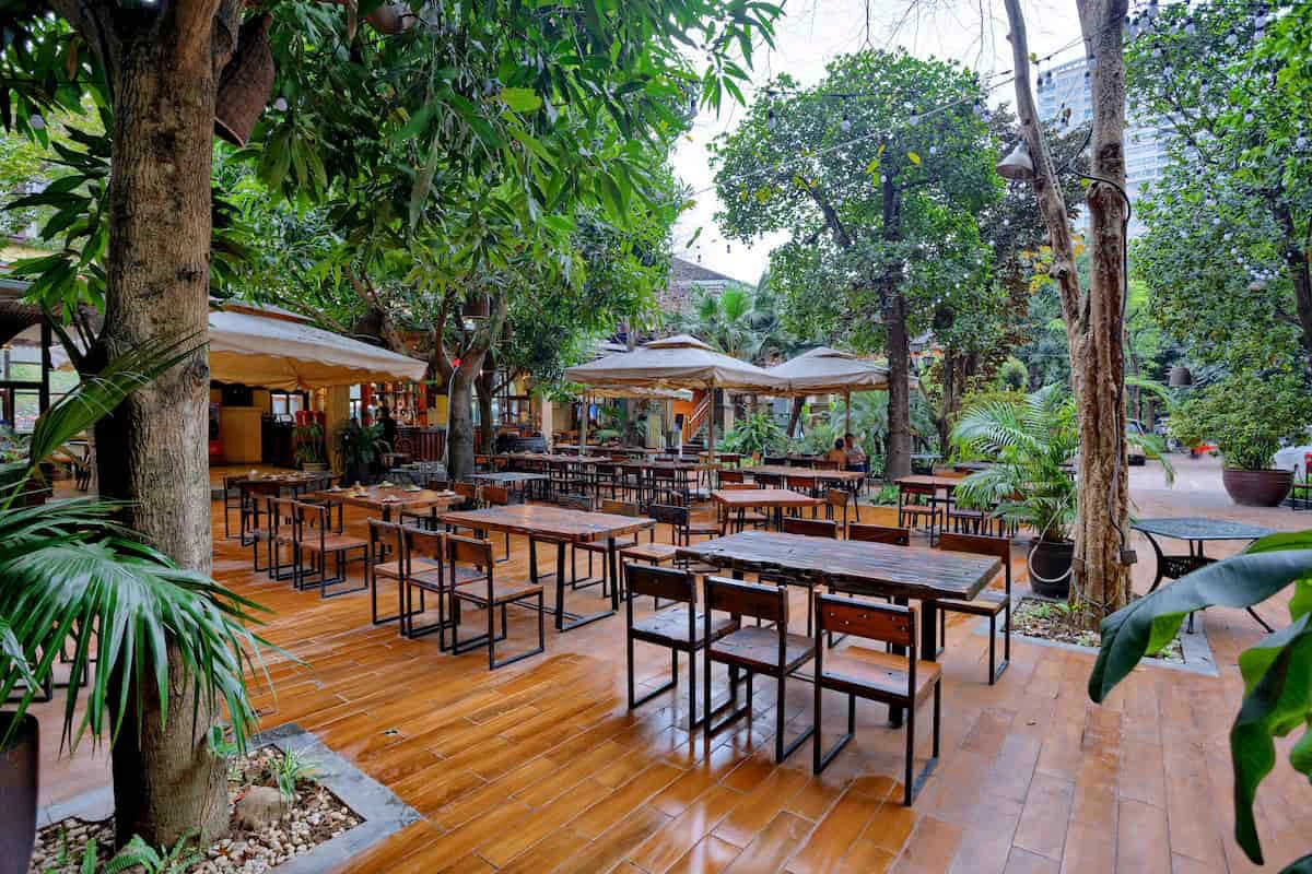 quán ăn vặt ở Măng Đen