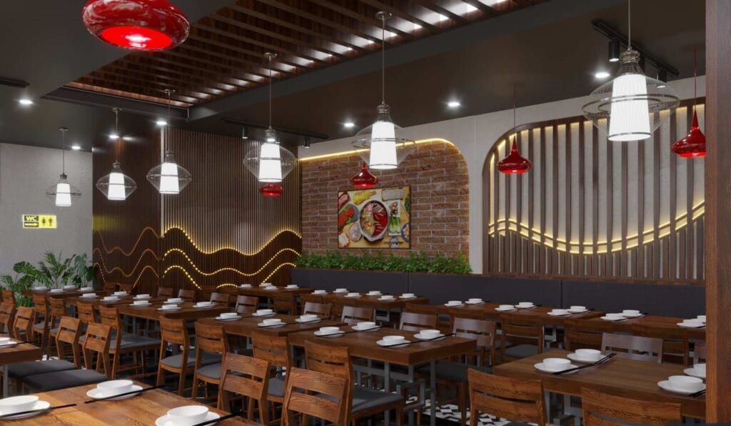 Thi Công Thiết Kế Quán lẩu nướng 200m2 tại Cần Thơ chỉ 100 triệu 8 Mẫu thiết kế Quán lẩu nướng 200m2 tại Cần Thơ chỉ 100 triệu đơn giản