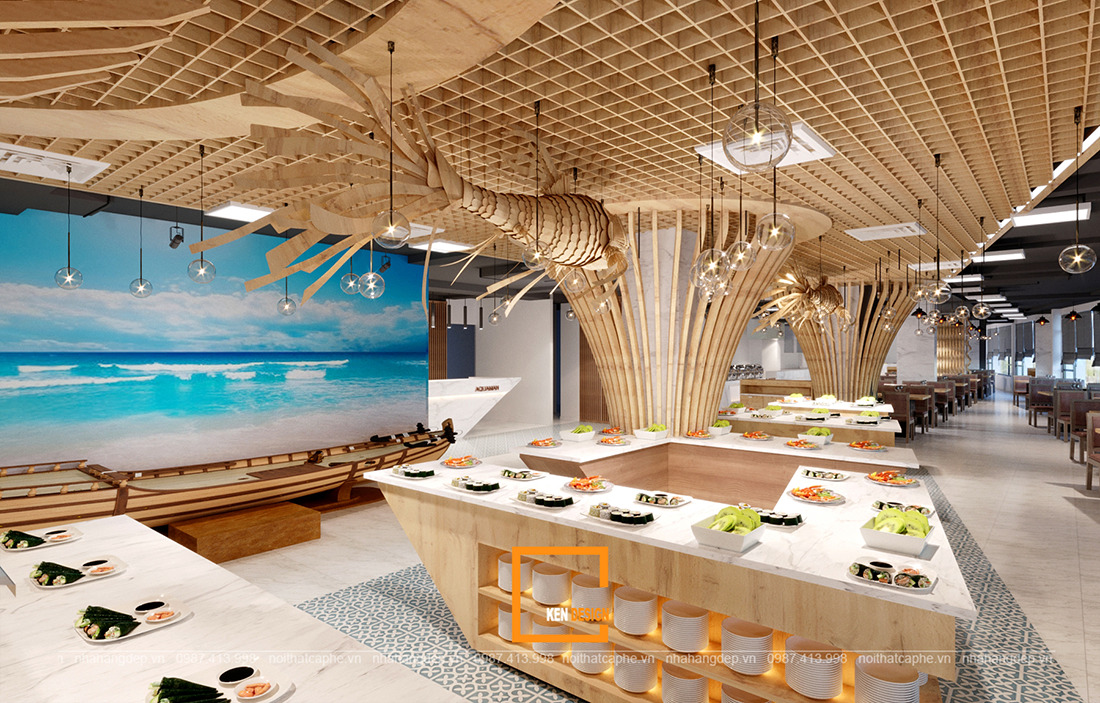 10+ Mẫu Quán buffet tại Hải Phòng chỉ 150 triệu Mới nhất 2026 9 thiet ke quan buffet6