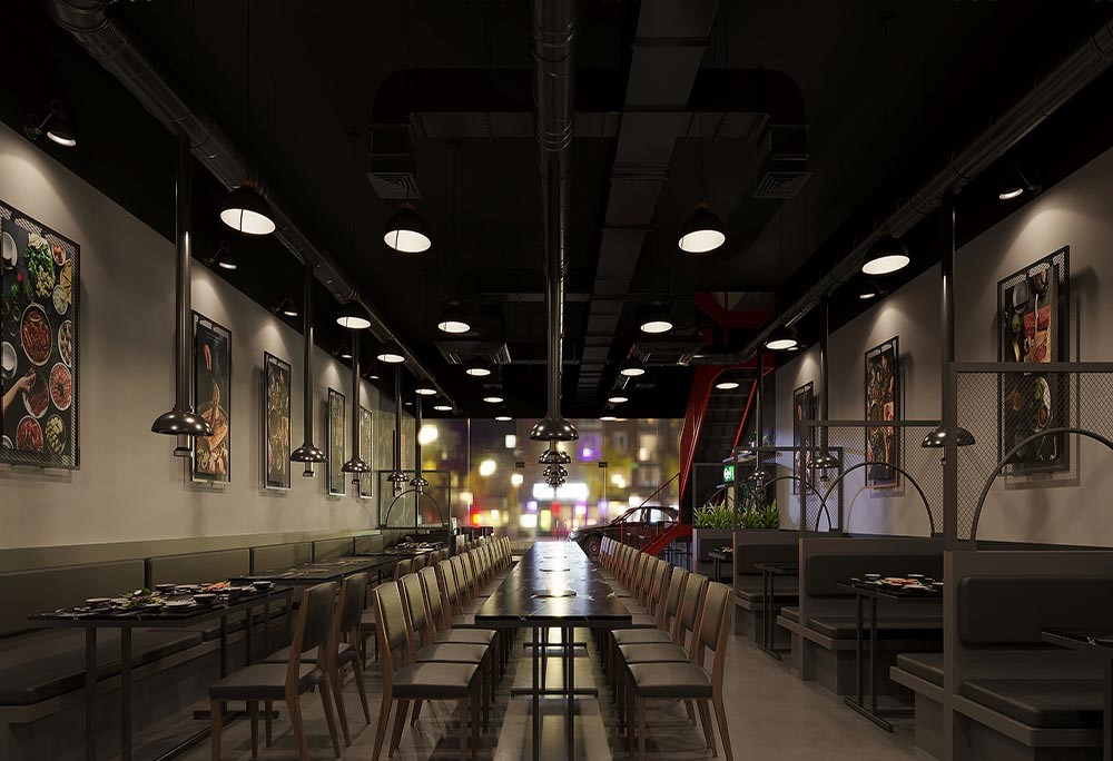 Thi Công Thiết Kế Quán lẩu nướng 200m2 tại Cần Thơ chỉ 100 triệu 10 Mẫu thiết kế Quán lẩu nướng 200m2 tại Cần Thơ chỉ 100 triệu tinh tế
