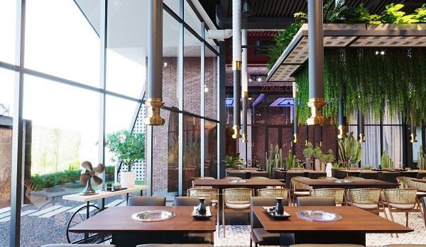 Thi Công Thiết Kế Quán lẩu nướng 200m2 tại Cần Thơ chỉ 100 triệu 3 Hoàn thiện – decor – lắp đặt thiết bị