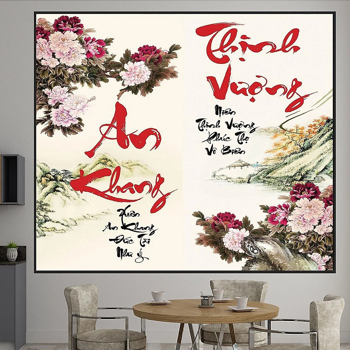 tranh tráng gương thịnh vượng ở Quảng Ngãi