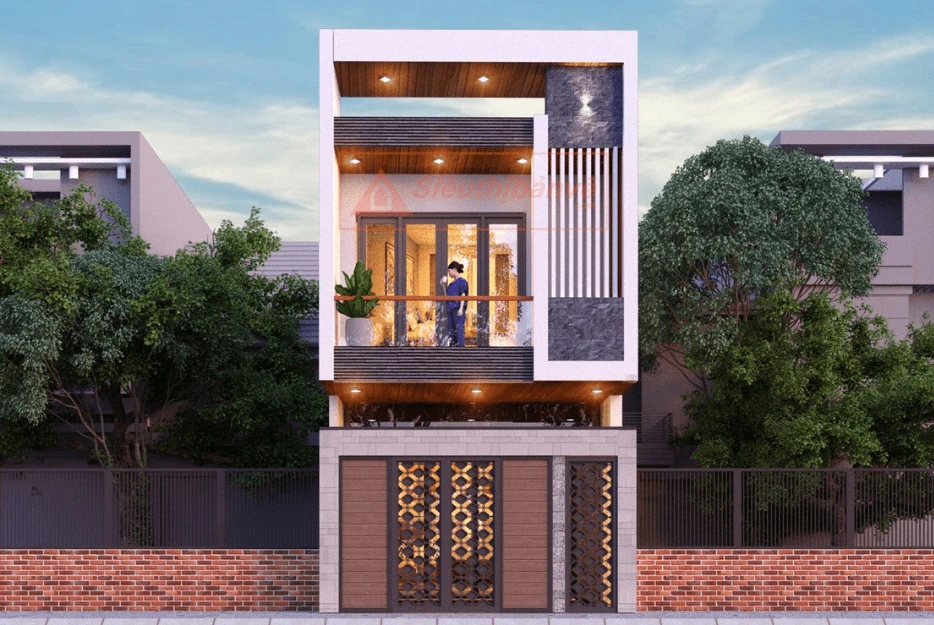 ĐƠN VỊ THIẾT KẾ NHÀ 5x20m TẠI ĐÀ NẴNG UY TÍN 3 Mẫu thiết kế nhà 5x20m tại Sơn Trà