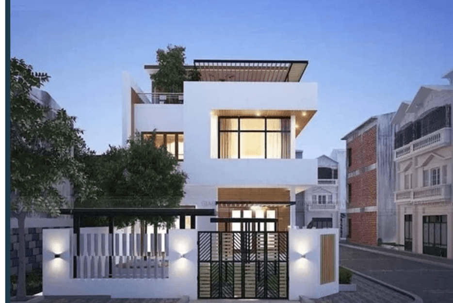 THIẾT KẾ NHÀ LÔ 50M2 TẠI ĐÀ NẴNG HOT NHẤT 2024 2 Thiết kế nhà lô 50m2 tại Sơn Trà