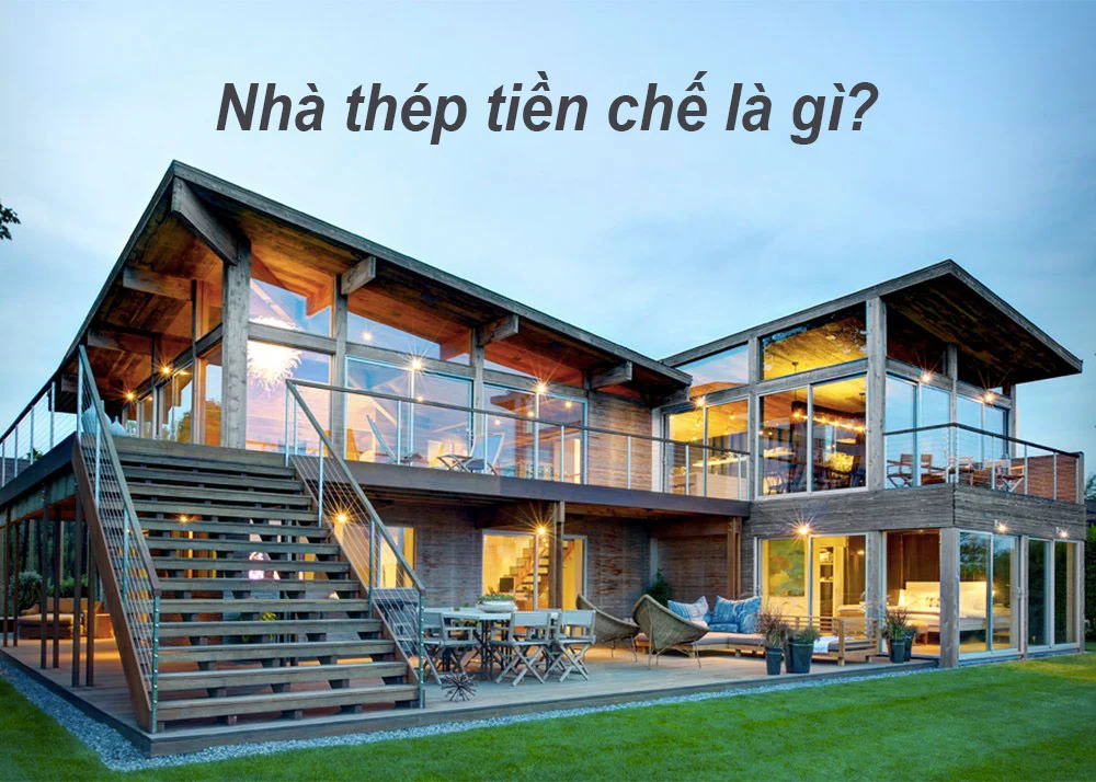 MẪU NHÀ THÉP TIỀN CHẾ 100 TRIỆU TẠI HUẾ 4 Nhà thép tiền chế 2 tầng
