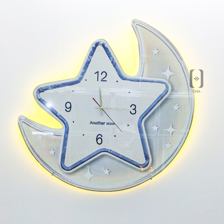 Tranh đèn led đồng hồ ngôi sao lấp lánh tại Đà Nẵng 