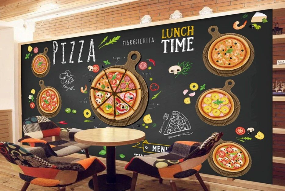 Tranh canvas trang trí quán pizza tại Đà Nẵng