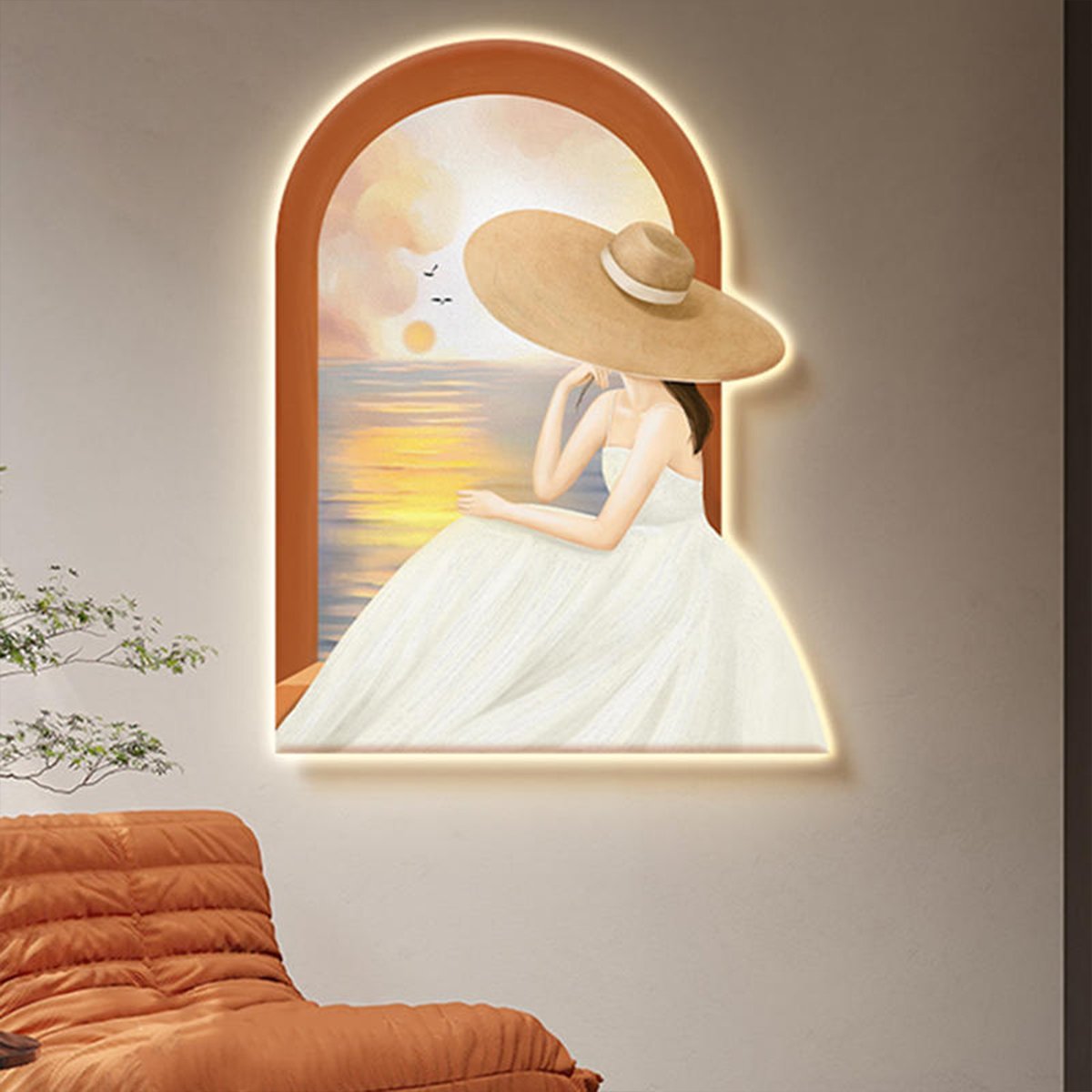 Tranh đèn led đồng hồ ngôi sao lấp lánh tại Đà Nẵng 