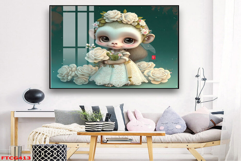 MẪU TRANH TRÁNG GƯƠNG CHO SPA TẠI ĐÀ NẴNG HOT NHẤT 2024 3 Tranh tráng gương cho spa theo chủ đề động vật