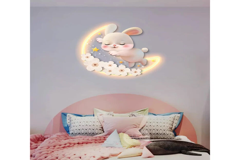 MẪU TRANH TRÁNG GƯƠNG ĐÈN LED PHÒNG NGỦ BÉ GÁI ĐÀ NẴNG 1 Tranh tráng gương đèn led phòng ngủ bé gái Đà Nẵng