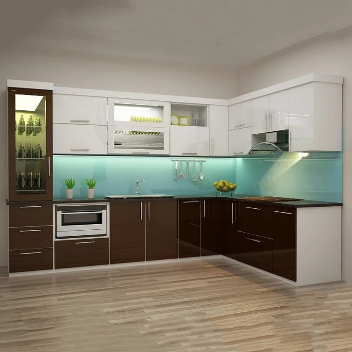 Tủ bếp gỗ công nghiệp tại Thanh Khê Đà Nẵng