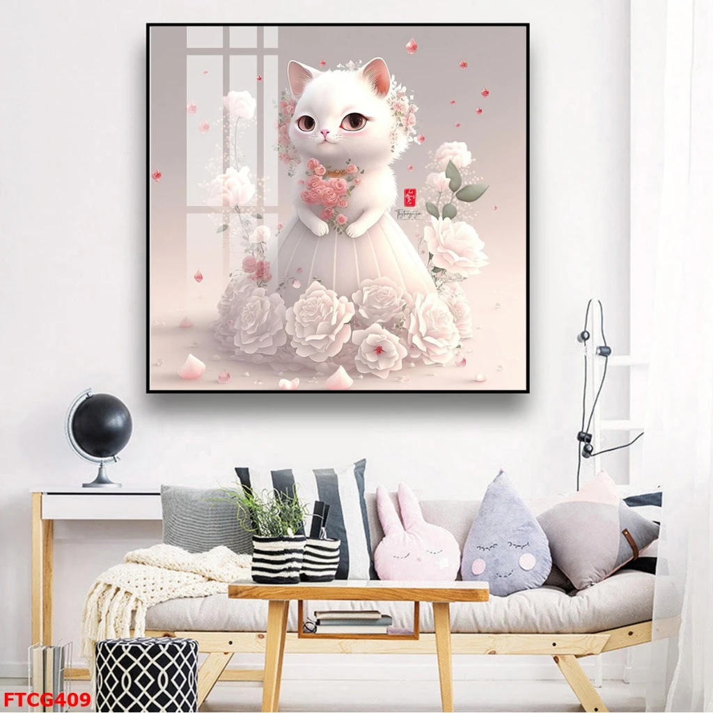 Tranh Tráng Gương 12 Con Giáp Mặc Váy (4) Tranh Tráng Gương 12 Con Giáp Mặc Váy
