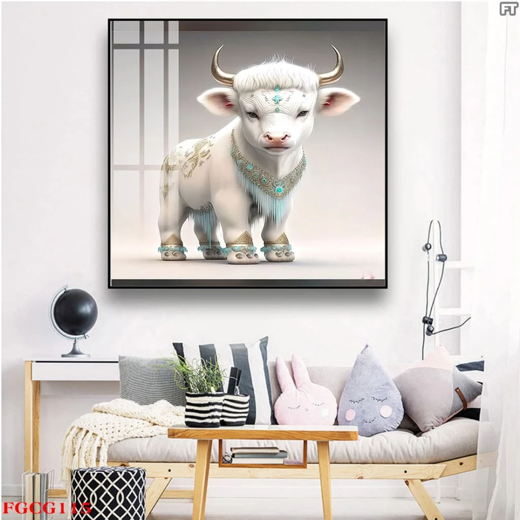 Tranh Tráng Gương 12 Con Giáp Xu Hướng Trung Hoa Độc Đáo Phòng Khách/ Phòng Ngủ/ Quà Tặng