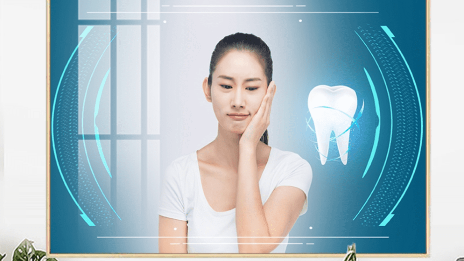 Tranh Tráng Gương Treo Tường Chủ Đề Nha Khoa Trang Trí Phòng Khám Răng