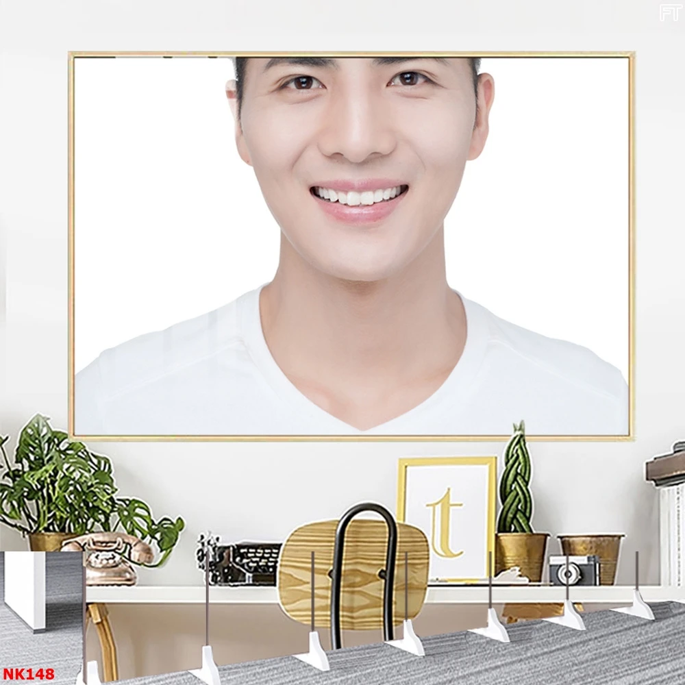 Tranh Treo Tường Tráng Gương Chủ Đề Răng Miệng
