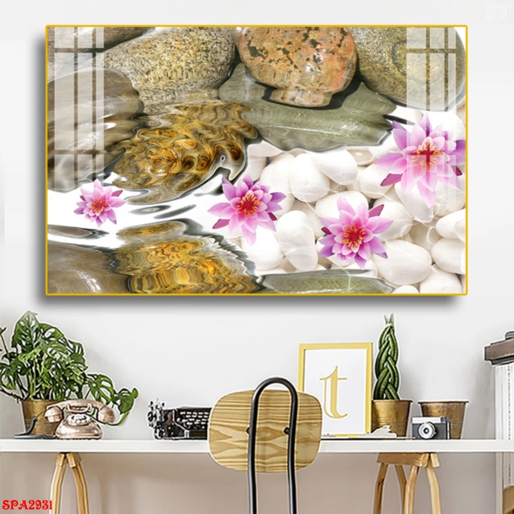 Tranh Treo Tường Tráng Gương Trang Trí Spa Thư Giãn Hiệu Quả