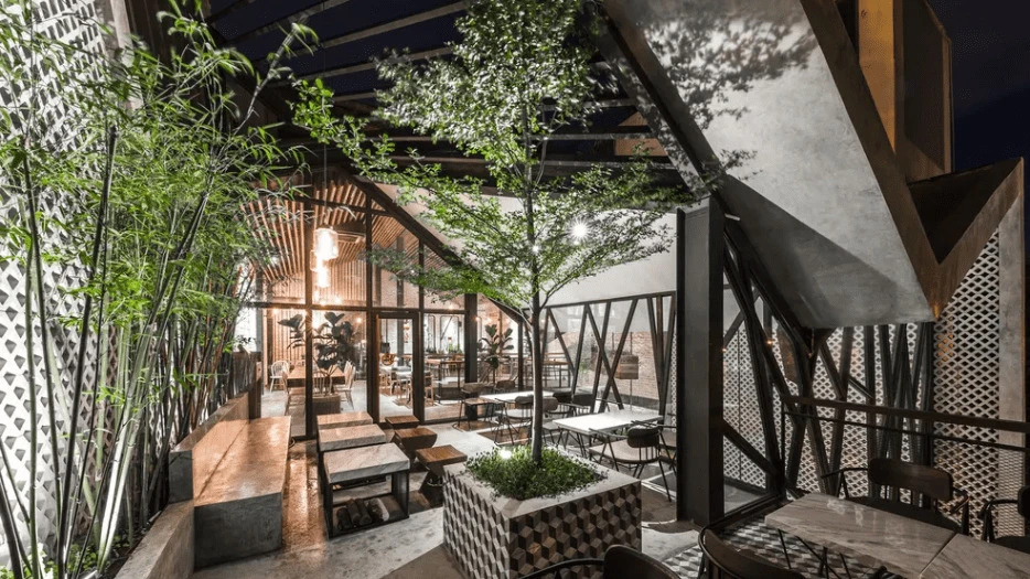 Đơn vị thi công quán cafe giá rẻ tại Quy Nhơn